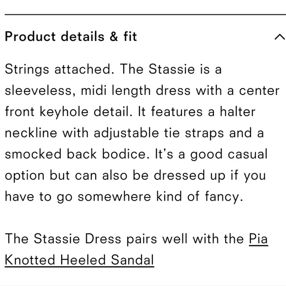 Reformation Stassie Sleeveless Halter Tie Midi Dress in Cherry Red - Picture 8 of 16